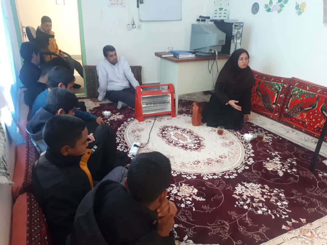 برگزاری جلسه تشکیل کانون جوانان روستایی در پایگاه بسیج میریک شهرستان 