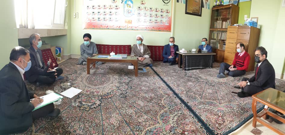 جلسه شورای فرهنگی واقامه نماز سازمان با حضور مسئول حوزه نمایندگی ولی فقیه